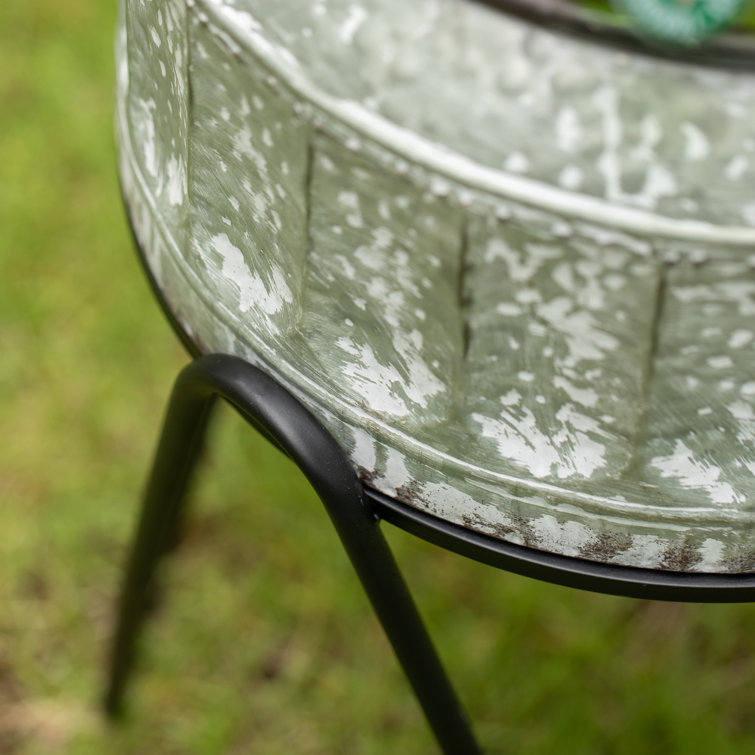 17 Stories Stainless Steel Bucket Stand Wayfair